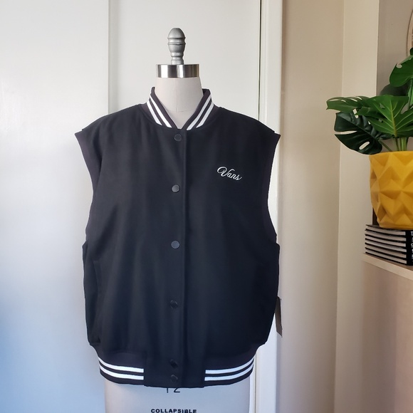 Vans Stadium Varsity Jacket Size Large NEW! - Picture 1 of 14